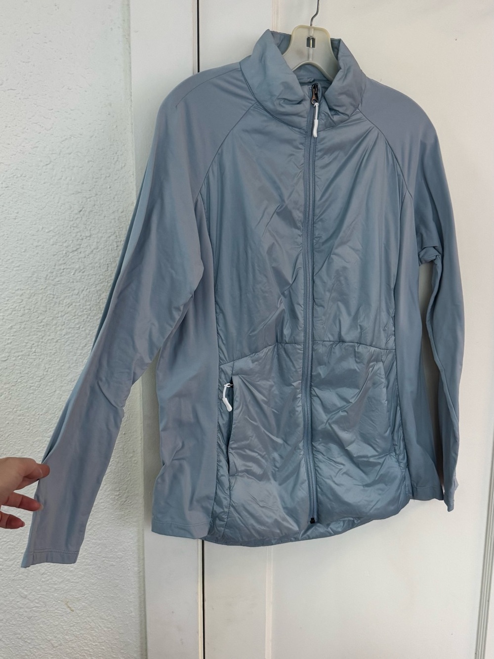 Kyodan Light Blue Quilted Windbreaker Jacket